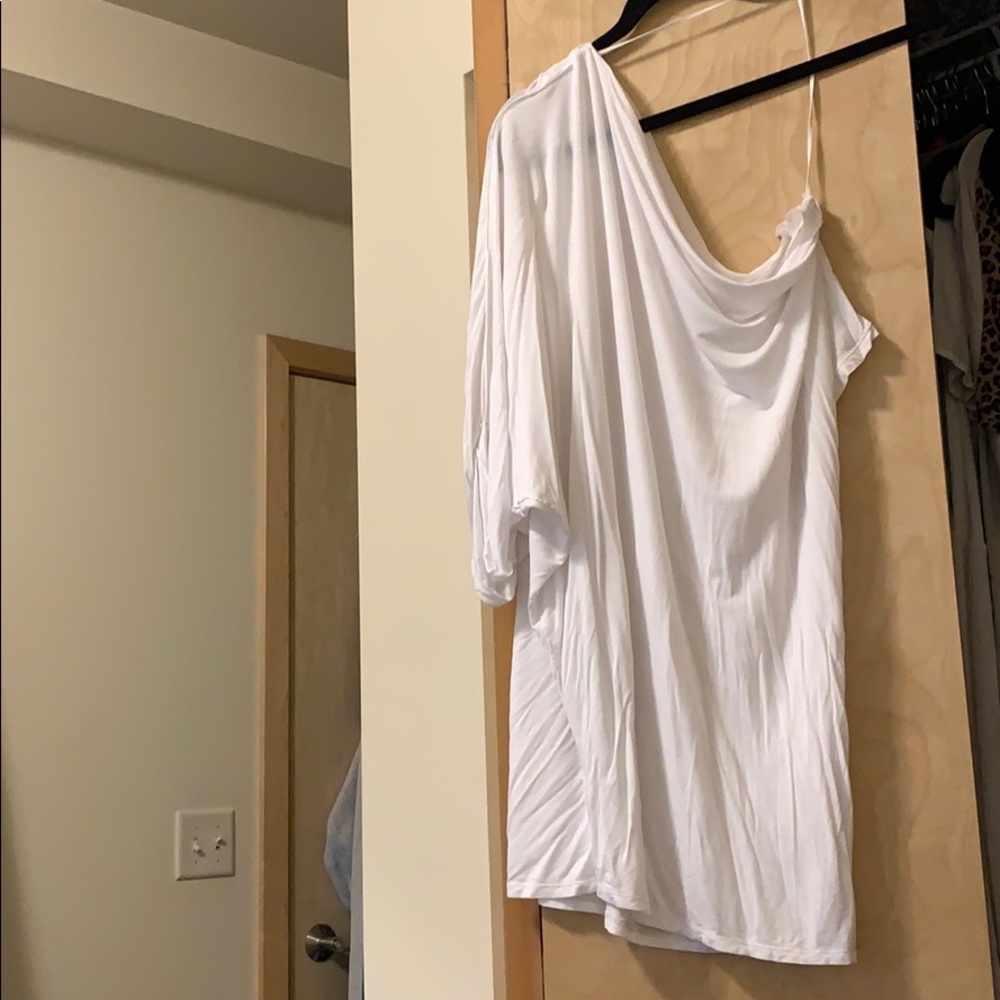 We The Free White Off the Shoulder T-Shirt